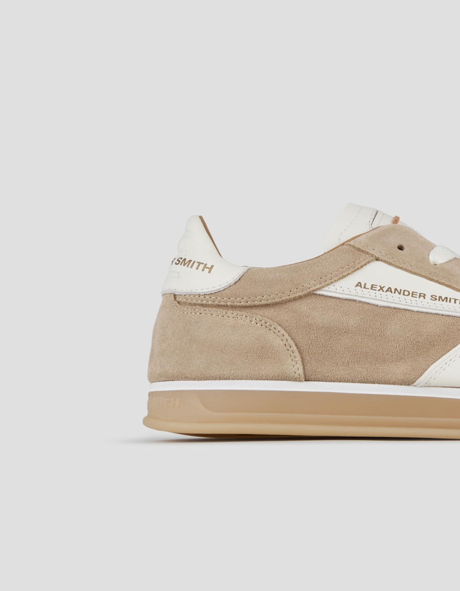 Sneakers Alexander Smith thames man in sand suede and white logo - 2
