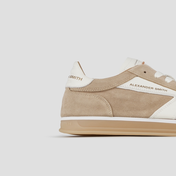 Sneakers Alexander Smith thames man in sand suede and white logo - 2