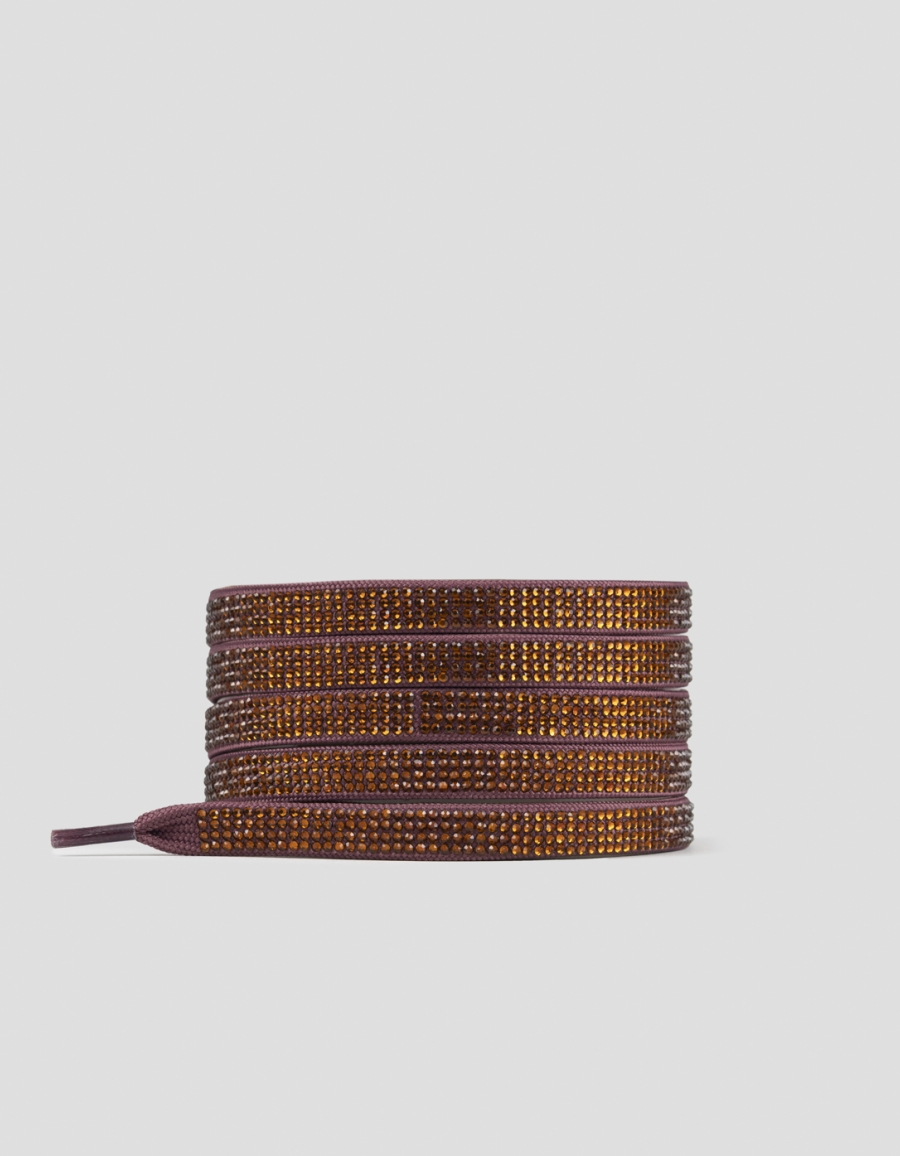 Sneakers Alexander Smith bordeaux laces in full strass for women - 1