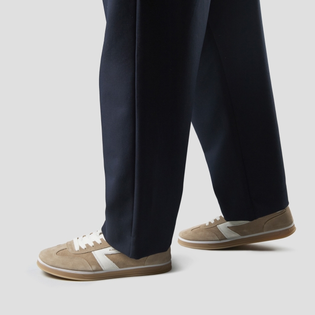 Sneakers Alexander Smith thames man in sand suede and white logo - 2