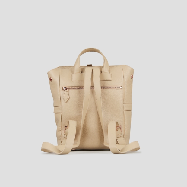 Sneakers Alexander Smith daisy backpack in beige tumbled leather - 3