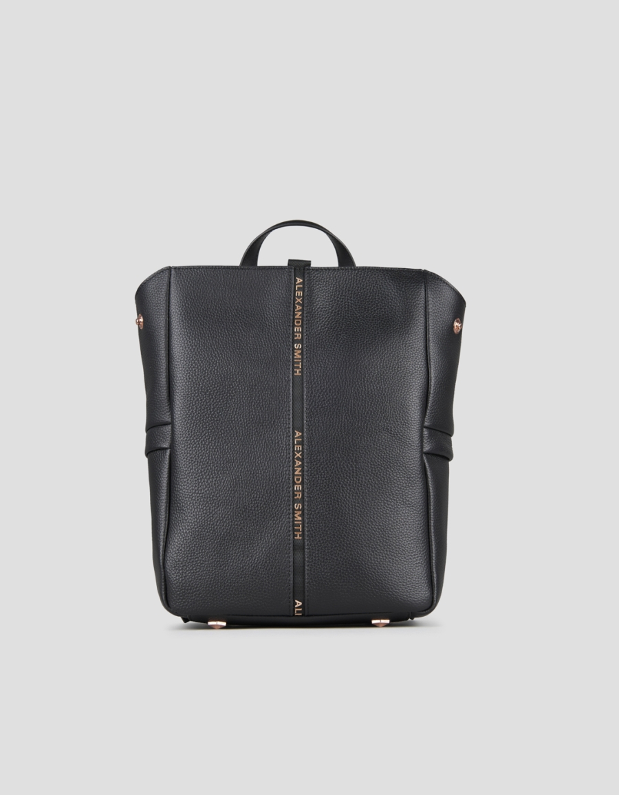 Sneakers Alexander Smith daisy backpack in black tumbled leather - 1