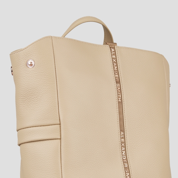 Sneakers Alexander Smith daisy backpack in beige tumbled leather - 5