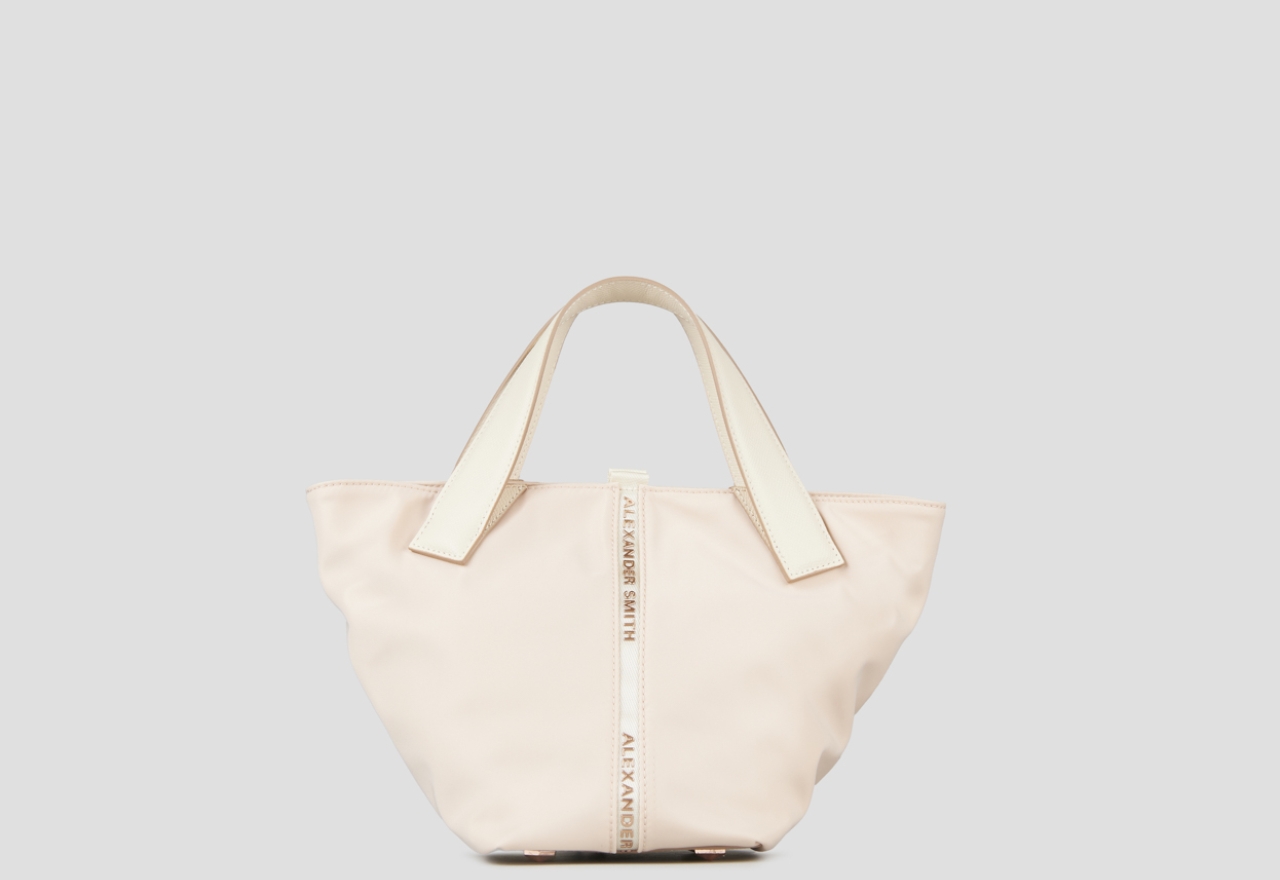 Sneakers Alexander Smith lauren small handbag with shoulder strap in light rose nylon - 1