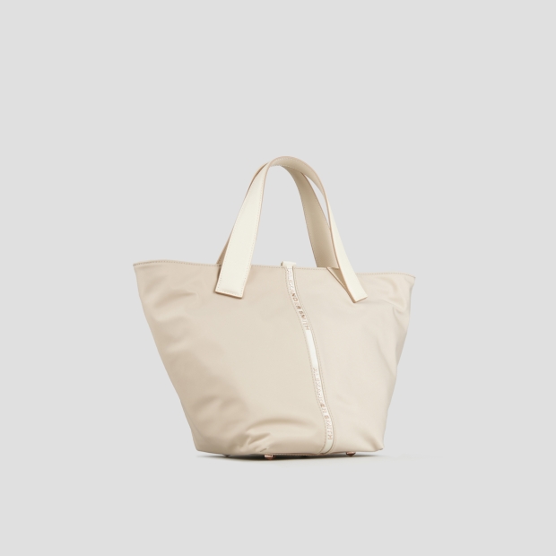 Sneakers Alexander Smith lauren medium handbag with shoulder strap in sand nylon - 2