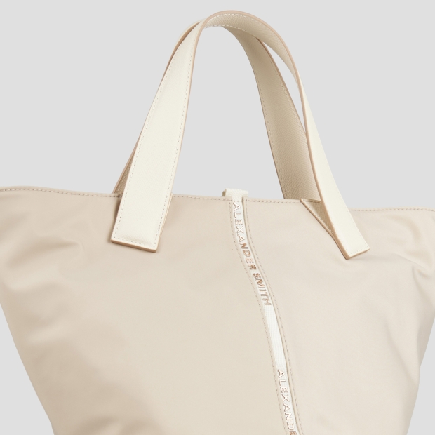 Sneakers Alexander Smith lauren medium handbag with shoulder strap in sand nylon - 5