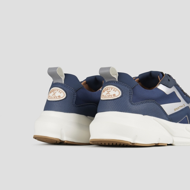 Sneakers Alexander Smith horizon man in blue with suede and rip-stop inserts - 5