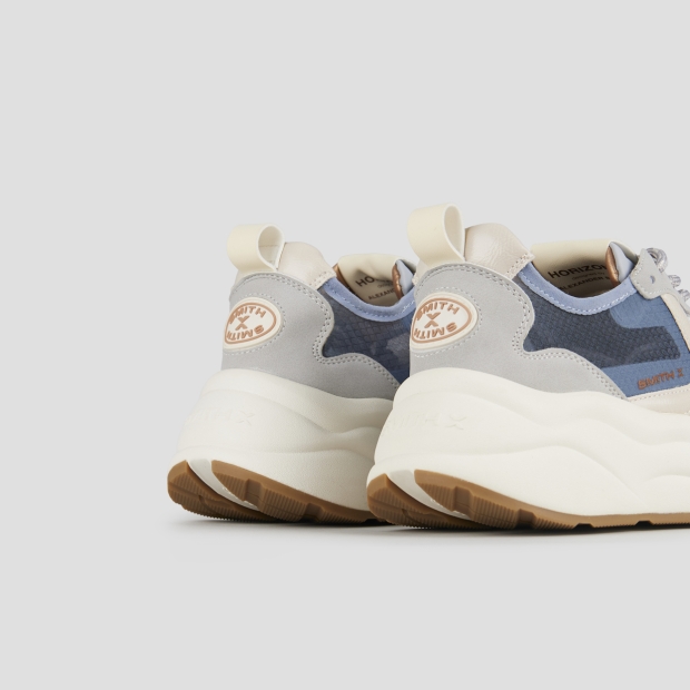 Sneakers Alexander Smith horizon woman in azure semi-transparent rip-stop and suede details - 5