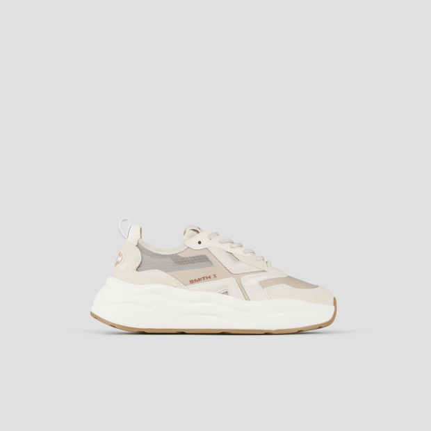 Sneakers Alexander Smith horizon woman in beige semi-transparent rip-stop and leather details - 1