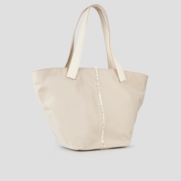 Sneakers Alexander Smith lauren large shoulder bag in ivory nylon - 2