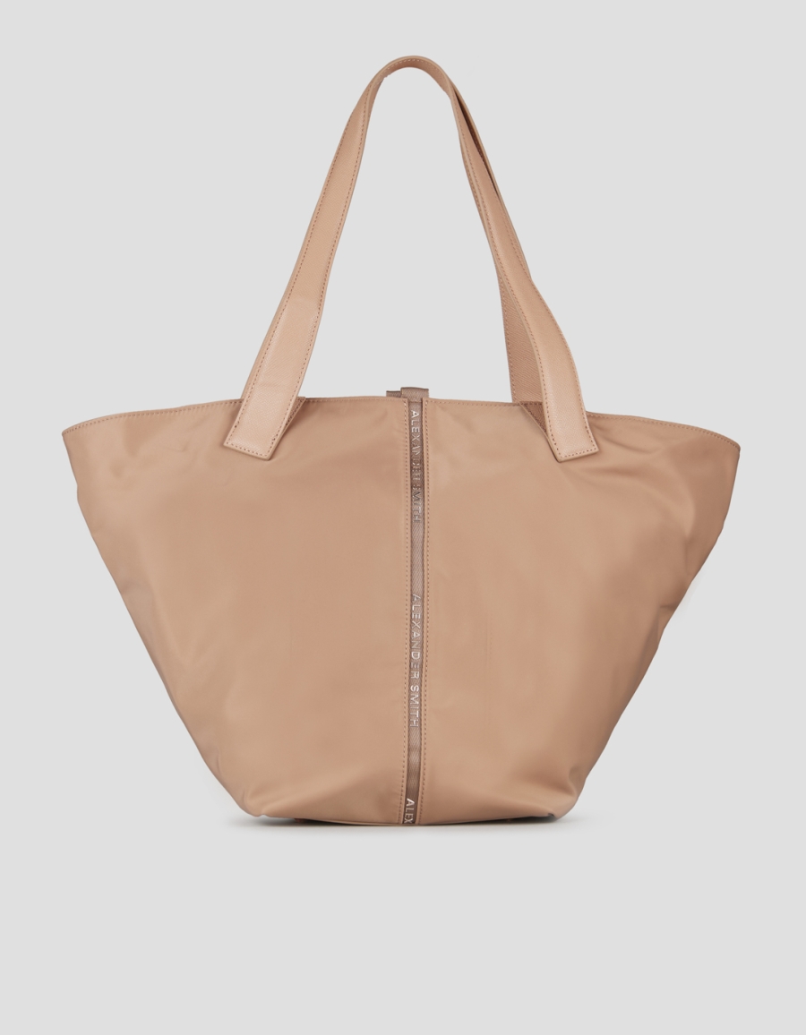 Sneakers Alexander Smith lauren large shoulder bag in camel nylon - 1