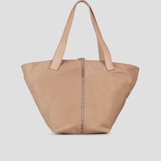 Sneakers Alexander Smith lauren large shoulder bag in camel nylon - 1