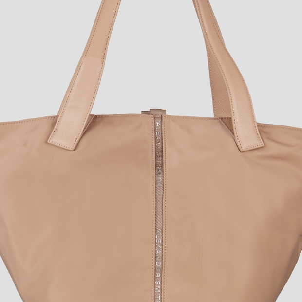 Sneakers Alexander Smith lauren large shoulder bag in camel nylon - 5