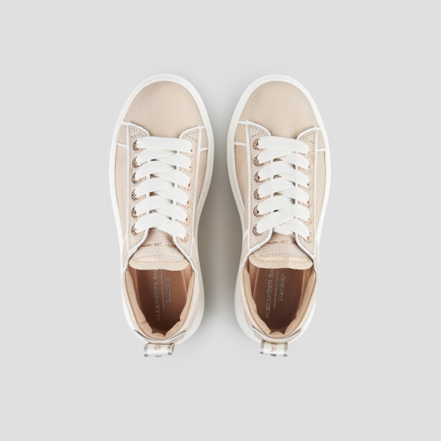 Sneakers Alexander Smith wembley woman deconstructed in cream tumbled leather - 6