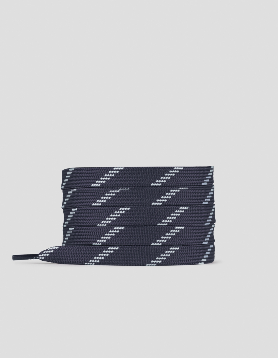 Sneakers Alexander Smith blue flat lace with white stripes for women - 1