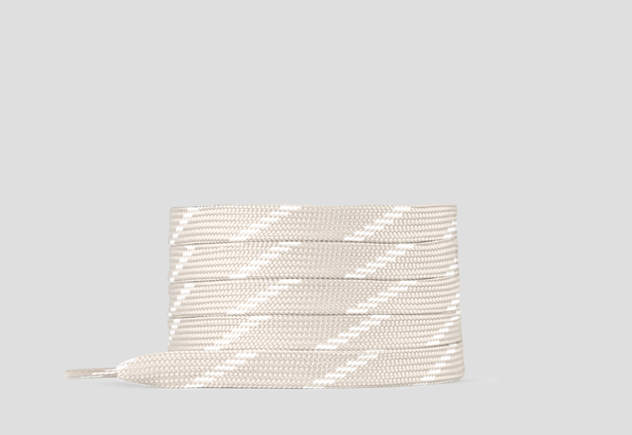 Sneakers Alexander Smith pink flat lace with white stripes for women - 1