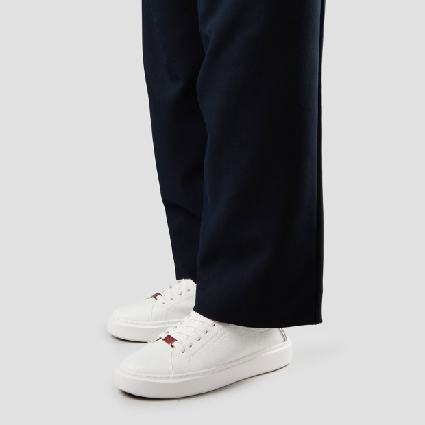 Sneakers Alexander Smith london man deconstructed in white tumbled leather - 2