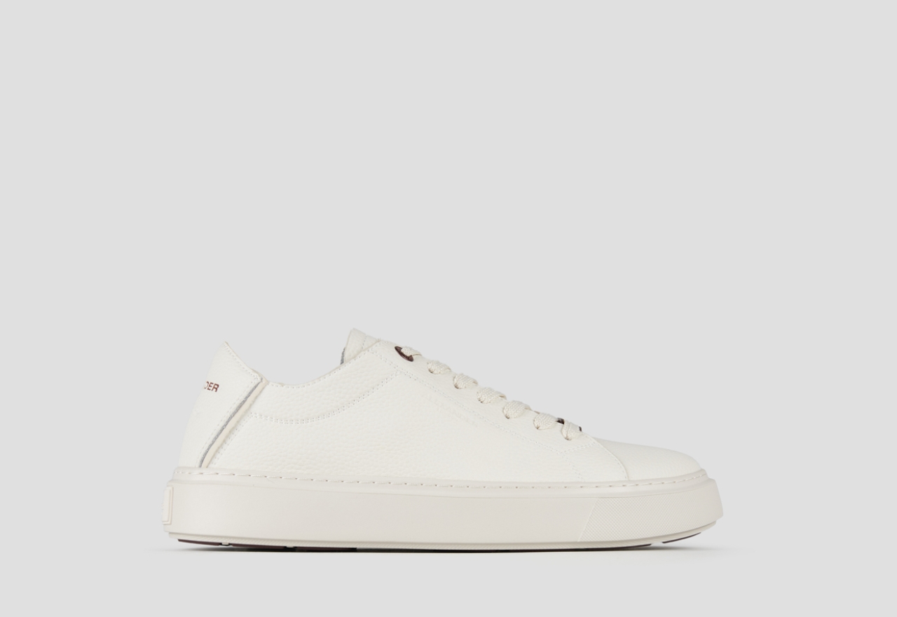Sneakers Alexander Smith london man deconstructed in beige tumbled leather and sole - 1