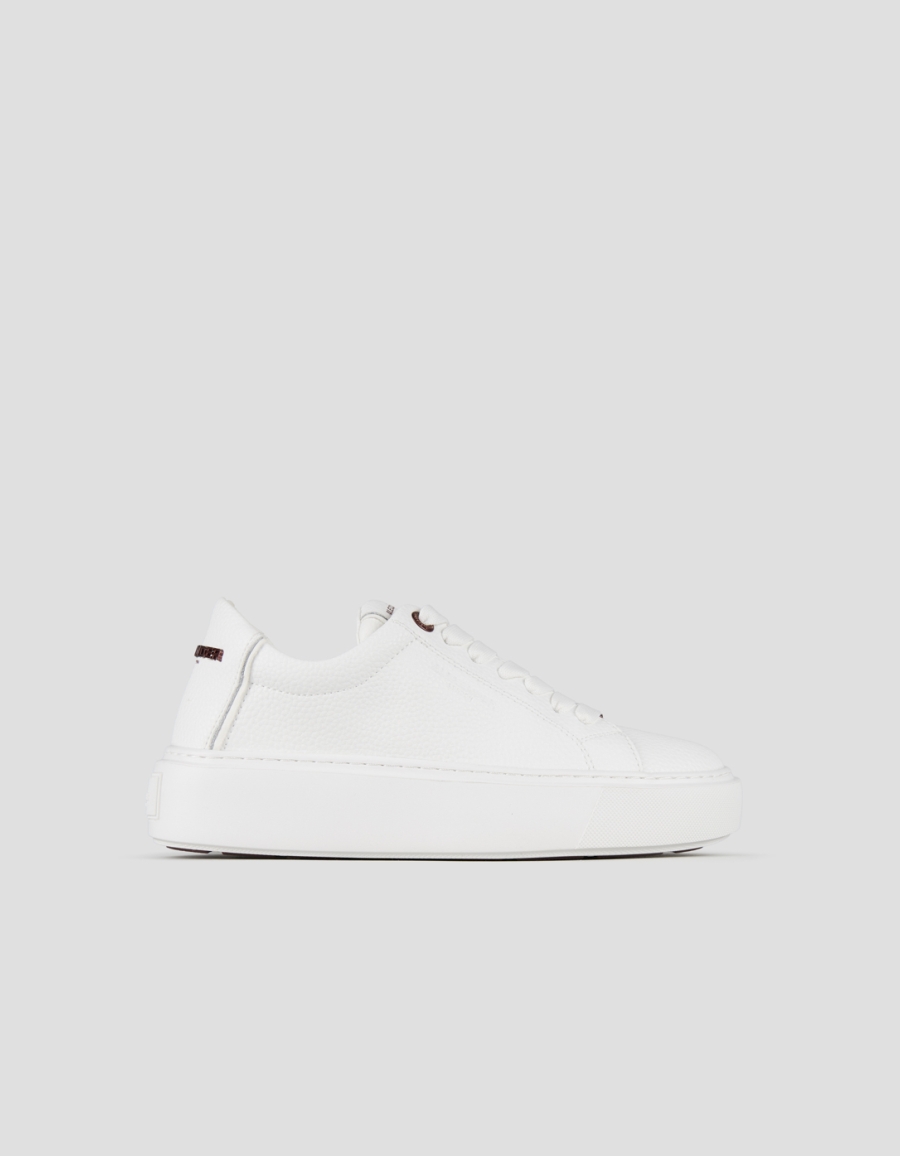 Sneakers Alexander Smith london woman in white tumbled leather - 1