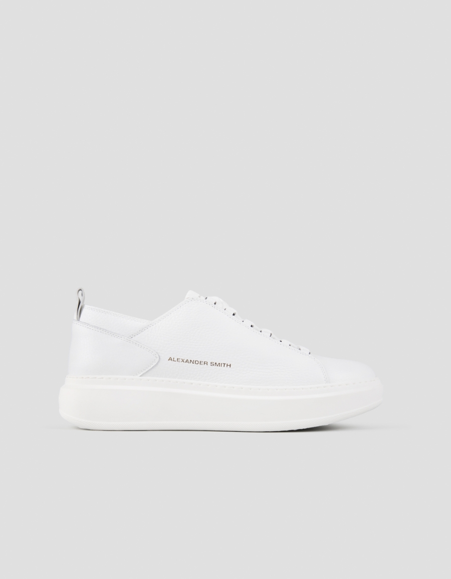 Sneakers Alexander Smith wembley man deconstructed in white tumbled leather - 1
