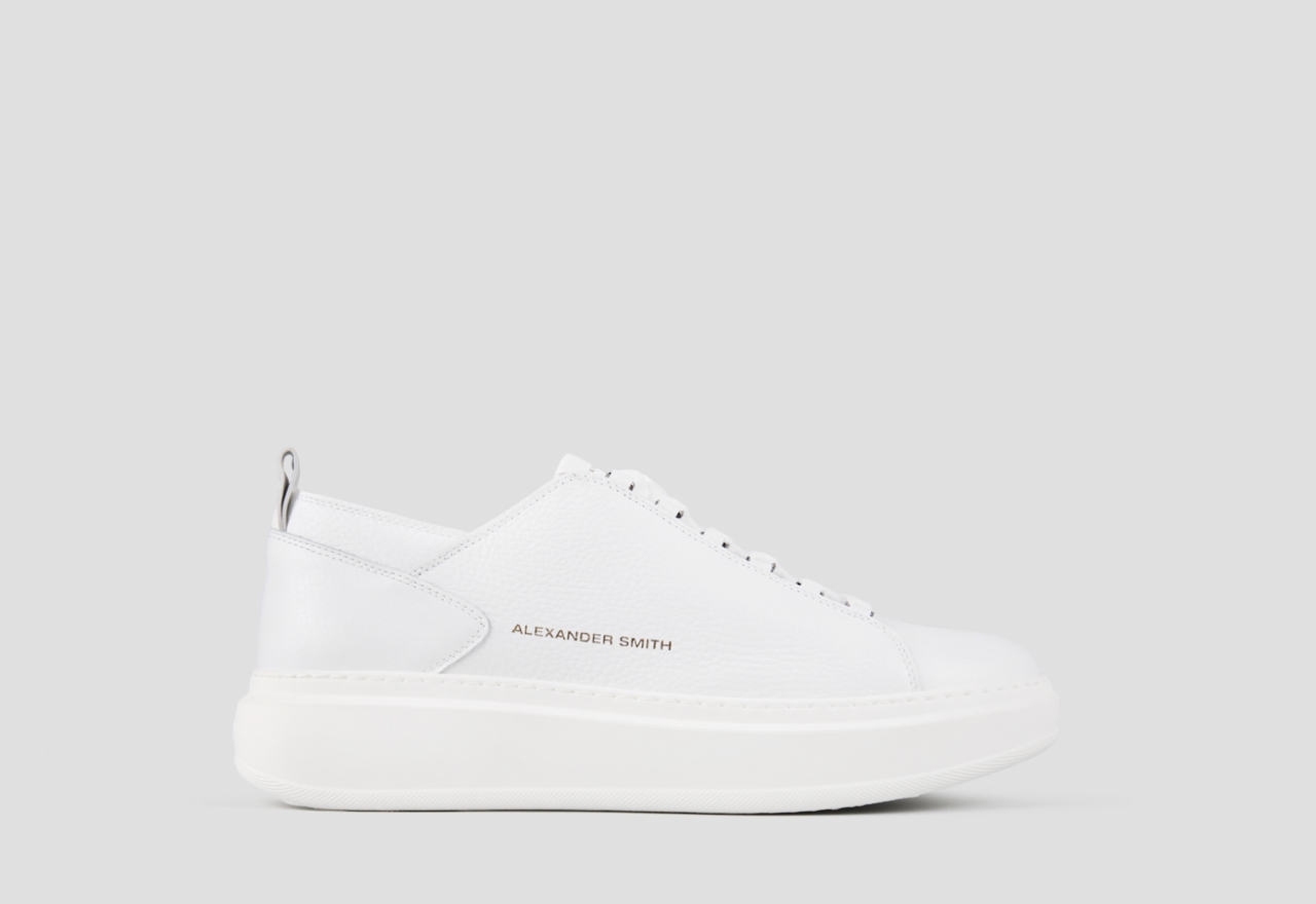 Sneakers Alexander Smith wembley man deconstructed in white tumbled leather - 1