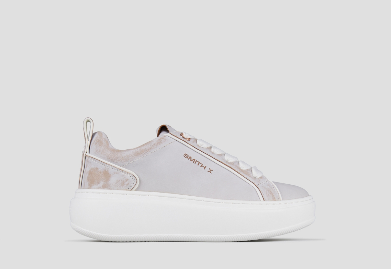 Sneakers Alexander Smith stone woman in bleached white and beige - 1