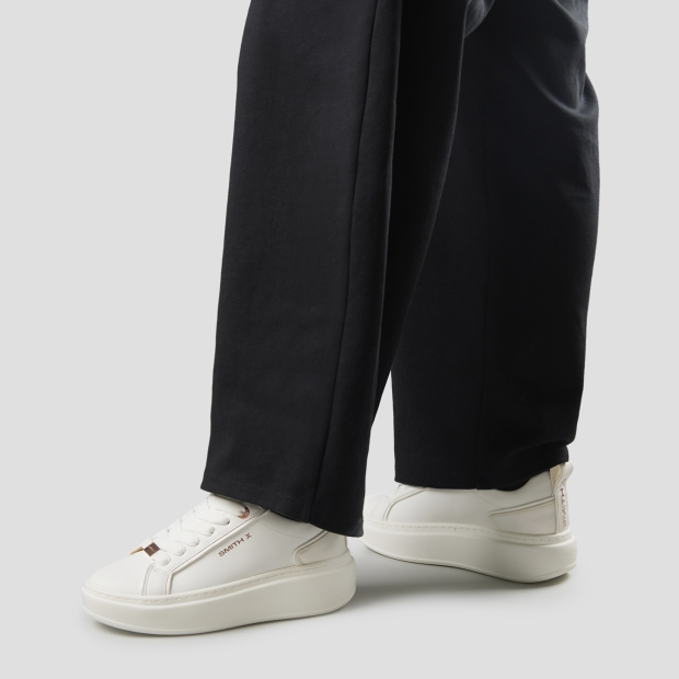 Sneakers Alexander Smith stone woman in white with pearly back - 2