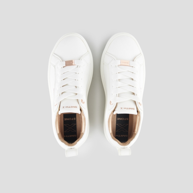 Sneakers Alexander Smith stone woman in white with pearly back - 6