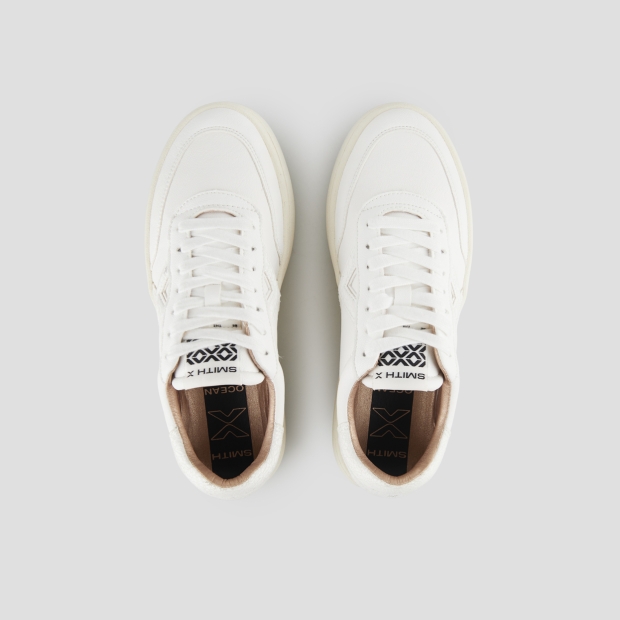 Sneakers Alexander Smith ocean woman in white leather and cracklè details - 6