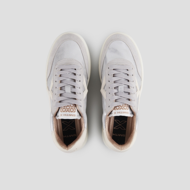 Sneakers Alexander Smith ocean woman in silver dusty laminated - 6