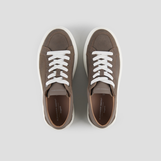 Sneakers Alexander Smith regent man in grey goat leather and suede - 6