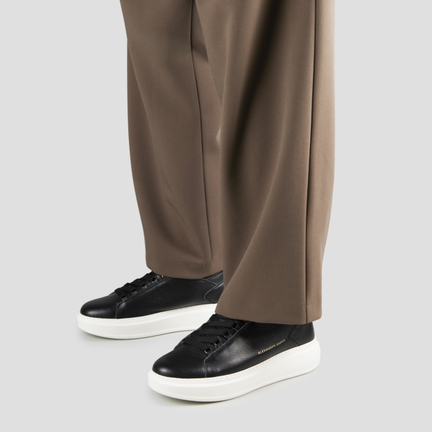 Sneakers Alexander Smith wembley man deconstructed in black tumbled leather - 2