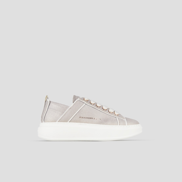 Sneakers Alexander Smith wembley woman deconstructed in grey tumbled leather - 1