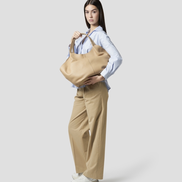 Sneakers Alexander Smith rachel large shoulder bag in camel tumbled leather - 7