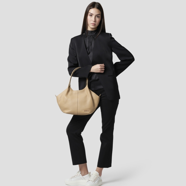 Sneakers Alexander Smith rachel medium shoulder bag in camel tumbled leather - 7