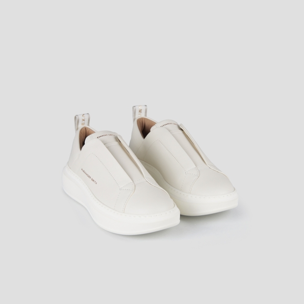Sneakers Alexander Smith wembley slip-on woman in white leather - 4