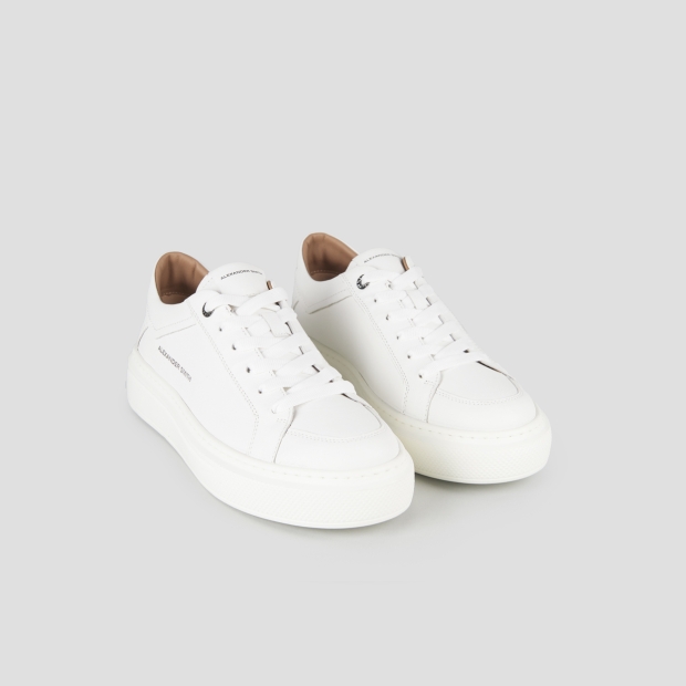 Sneakers Alexander Smith regent man in white leather - 4
