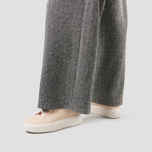 Sneakers Alexander Smith london woman deconstructed in beige nappa leather - 2