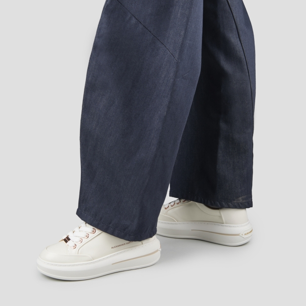 Sneakers Alexander Smith lancaster woman in white leather - 2