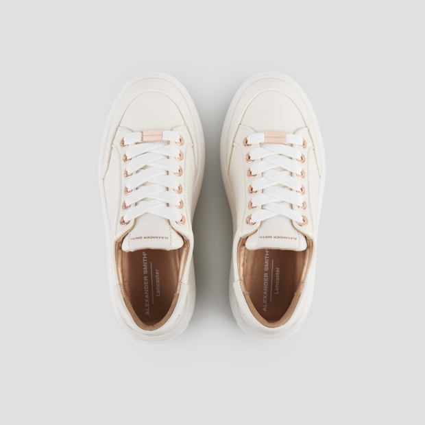 Sneakers Alexander Smith lancaster woman in white leather - 6