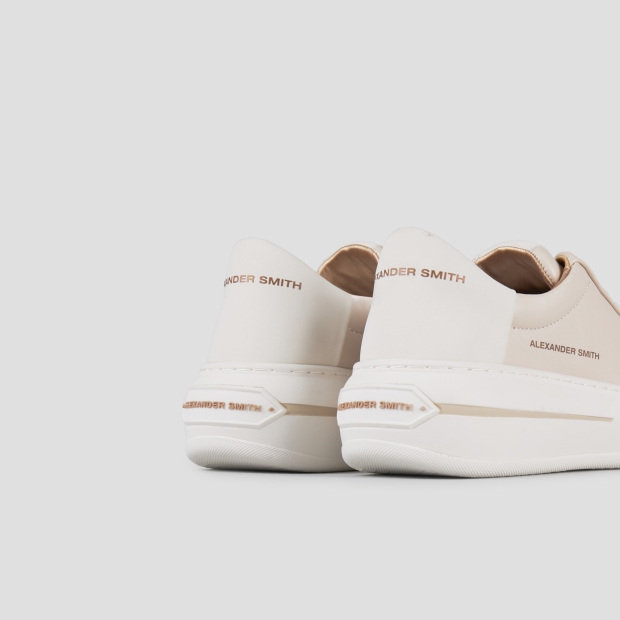 Sneakers Alexander Smith lancaster woman in rose leather and white back - 5