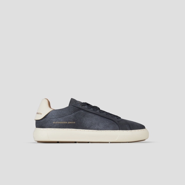 Sneakers Alexander Smith soho man in black suede and white leather back - 1
