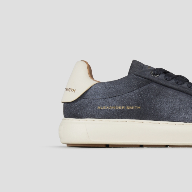 Sneakers Alexander Smith soho man in black suede and white leather back - 3