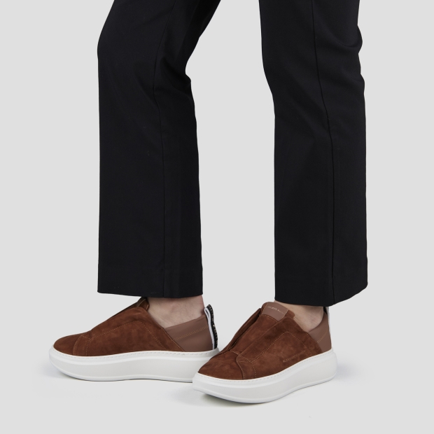 Sneakers Alexander Smith wembley slip-on woman in brown suede - 2