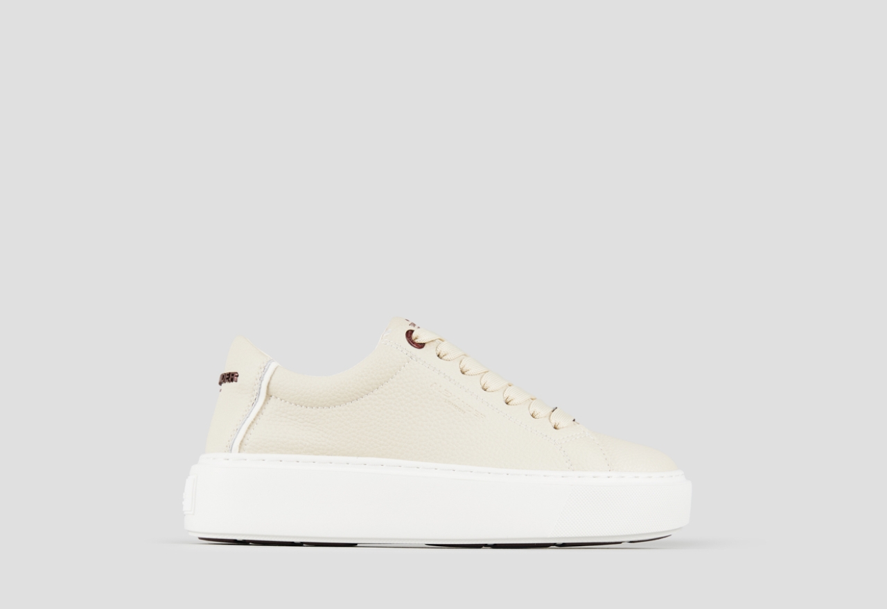 Sneakers Alexander Smith london woman in cream tumbled leather - 1