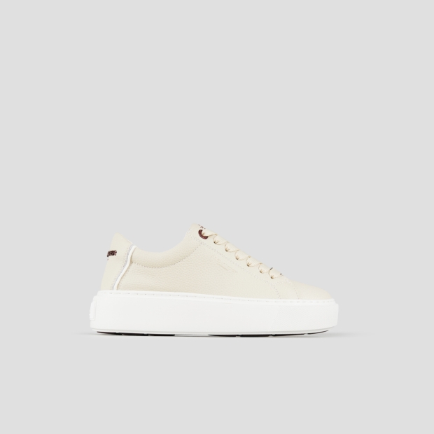 Sneakers Alexander Smith london woman in cream tumbled leather - 1