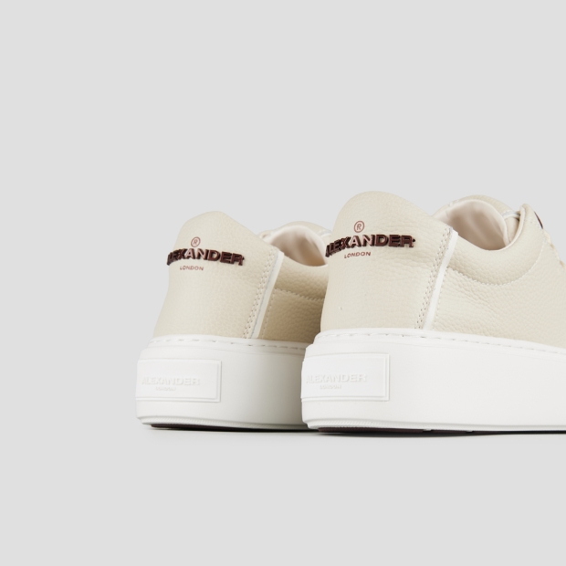 Sneakers Alexander Smith london woman in cream tumbled leather - 5