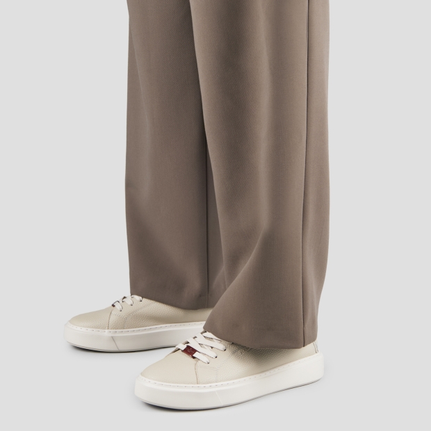 Sneakers Alexander Smith london man deconstructed in ivory tumbled leather and sole - 2