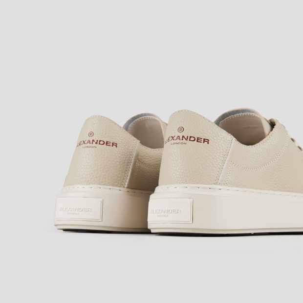 Sneakers Alexander Smith london man deconstructed in ivory tumbled leather and sole - 5