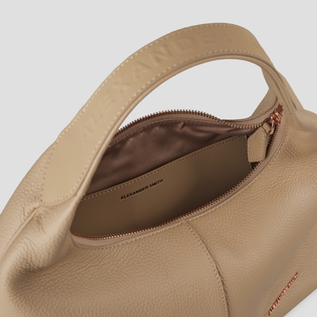 Sneakers Alexander Smith chloe small shoulder bag in beige tumbled leather - 6